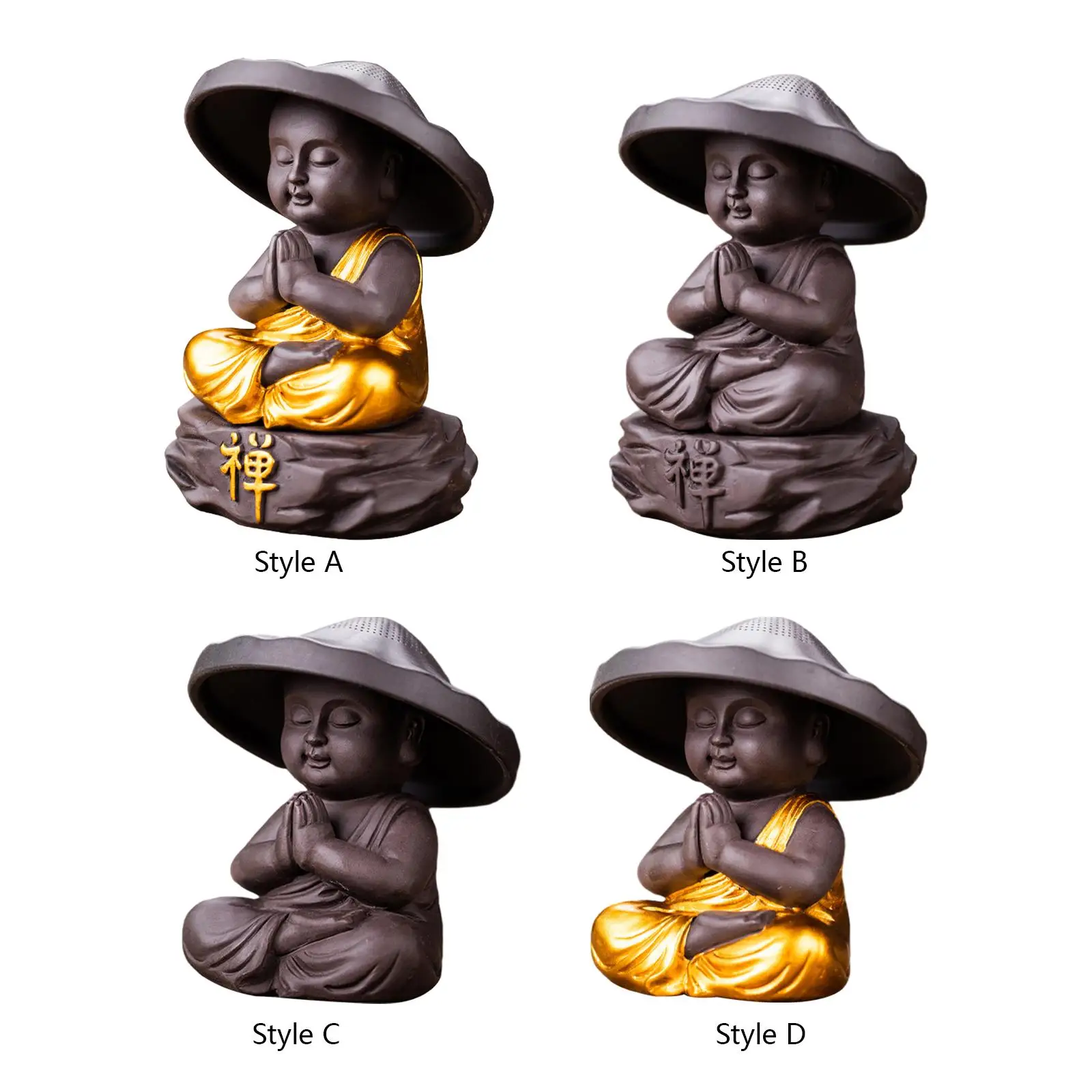 Buddha Szobor Buddhizmus Ülő Buddha Szobor Autó Műszerfal Asztallap