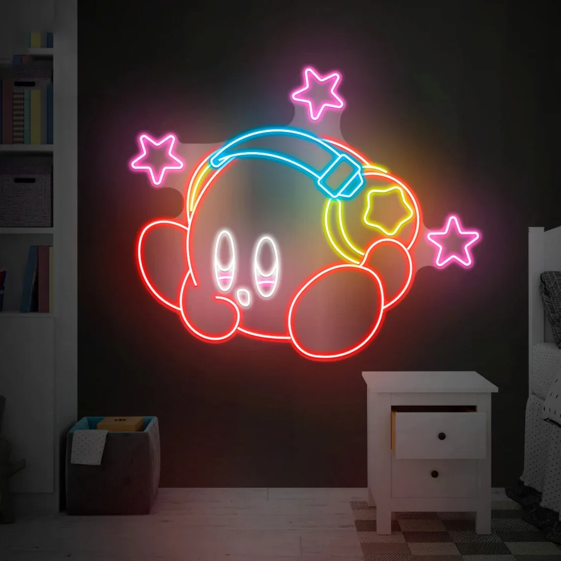 Anime Neonreklám Egyéni Japán Neon Fény Aranyos Neonreklám, Gyerek Szoba Neonreklám Aranyos Ajándék, Játékos, Szórakoztató Játék Neon Felirat