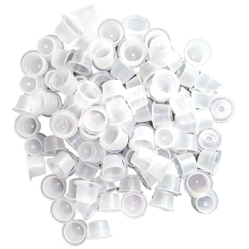 Pigment Csészék , 300Pcs/Zsák 13Mm Közepes Tetováló Festék Gyűrűk Eldobható A Microblading Pigment Csésze