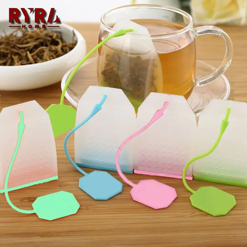 Élelmiszer-minőségű Szilikon Tea Színes Stílus Tea Strainers Növényi Laza Teát Infusers Szűrők Illatos Tea Eszközök