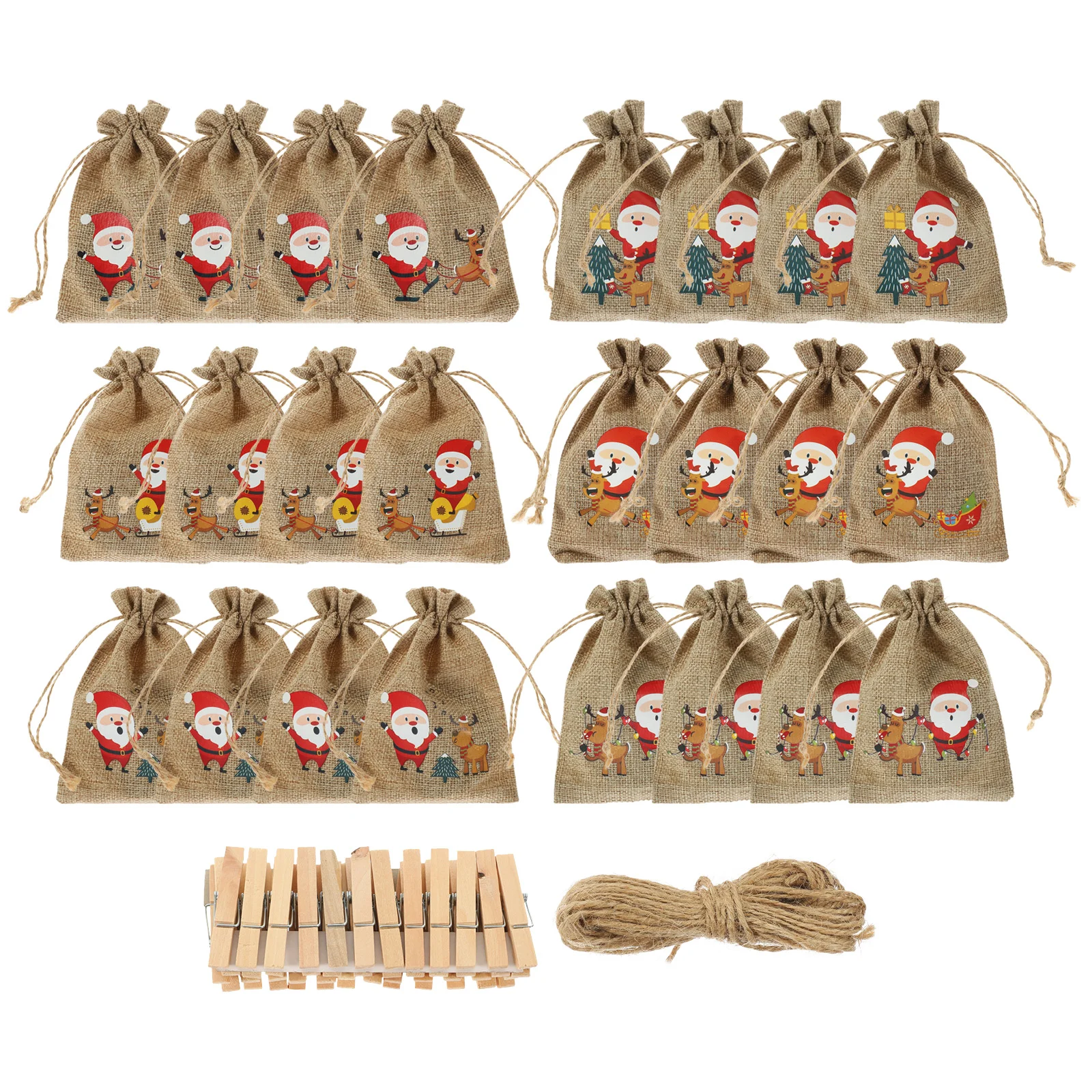 Az Ajándék Csomagolás Zsák Összehúzható Üres Karácsonyi Party Kellékek Szívességet Fa Snack Kis Cookie-Kat Csomagolás